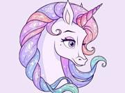 play Unicorn Coloring Book Glitter