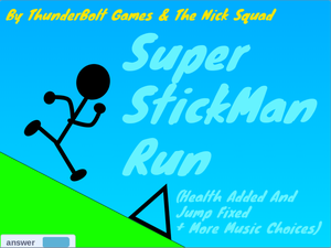 play Super Stickman Run