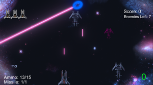 play 2D Space Shooter