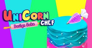 play Unicorn Chef Design Cake