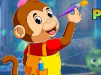 play Monkey Painter Escape