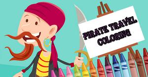 play Pirate Travel Coloring