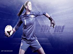 play Hope Solo Soccer Puzzle