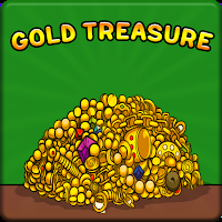 play G2J Gold Treasure From Cartoon House