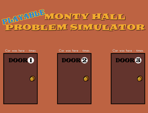 play Playable Monty Hall Problem Simulator