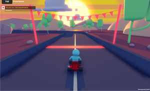 play 3D Racing Cart Game