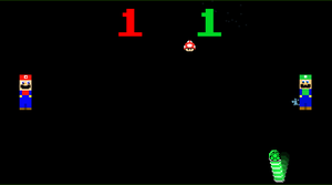play Pong (Super Mario Bros. Edition)