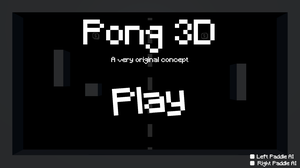 play Pong 3D