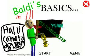 play Baldi’S Basics In Ill (Joke Game)
