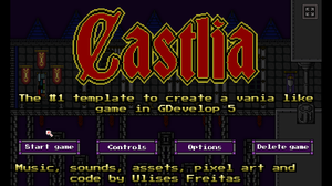 play Gdevelop - Castlia - A Metroidvania Like Template