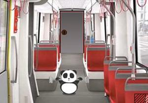 play Funny Panda Train Escape
