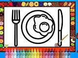 Color And Decorate Dinner Plate