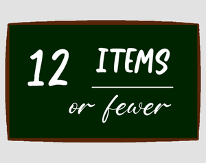 play 12 Items Or Fewer