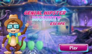 play Genial Hipster Monkey Escape