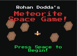play Meteorite Space Game!