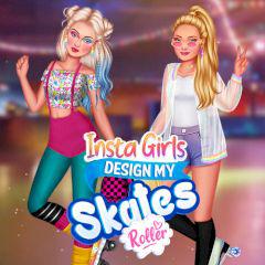 play Insta Girls Design My Roller Skates