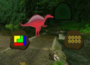 play Red Dino Forest Escape
