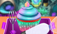 Mermaid Glitter Cupcakes