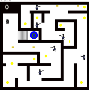 play Evil Bomber Maze
