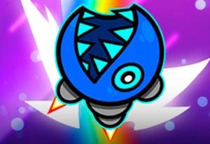 play Geometry Neon Dash Rainbow