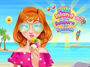 play Fun Island: From Sunburn To Smooth Skin