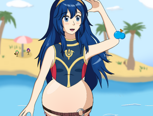 play Lucina'S Swimsuit Bloat Mini-Game