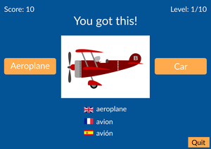 play Multilingual Learning Game