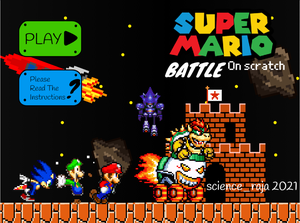 Super Mario Battle On Itch (From Scratch)