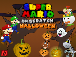 play Super Mario On Scratch Halloween - Html Port