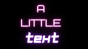 play A Little Text: The