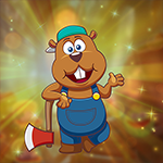 Working Handyman Beaver Escape