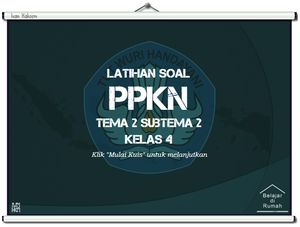 play Latihan Soal Kelas 4 - Ppkn - Tema 2 Subtema 2