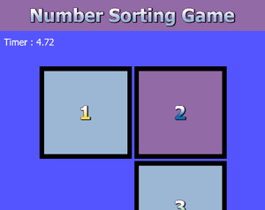play Number Sorting Game
