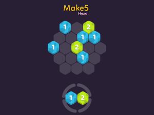 play Make 5 Hexa