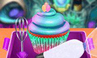 Mermaid Glitter Cupcakes