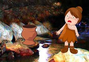 play Little Cave Girl Escape