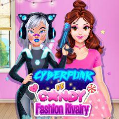 play Cyberpunk Vs Candy Fashion Rivalry