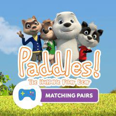 play Paddles! The Huggable Polar Bear Matching Pairs