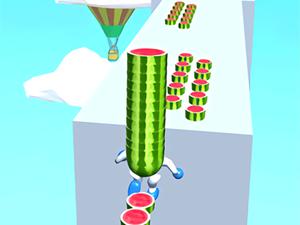 play Watermelon Run 3D