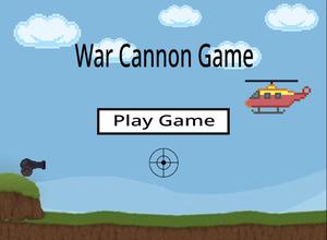 play War Cannon Game