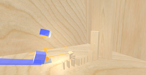 play Simple Rube Goldberg Machine With Some Dominos
