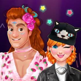 Couples Switch Outfits - Free Game At Playpink.Com