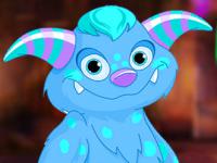 play Lovely Blue Monster Escape