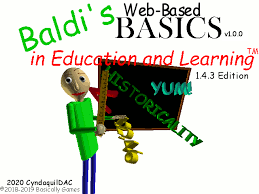 play Baldi'S Web Based Basics