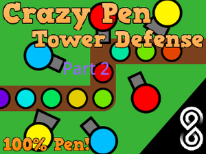 play Crazy Pen Tower Defense Part 2