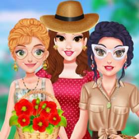 play Princesses Cottagecore Dress Up - Free Game At Playpink.Com