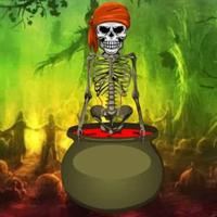 play G2R-Halloween Witch Cauldron Escape Html5