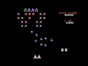 play Galaga C64