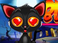 play Halloween Black Cat Escape