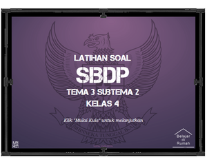 play Latihan Soal Kelas 4 - Sbdp - Tema 3 Subtema 2